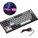 Mehaaniline klaviatuur S87 Pro, must, valgustusega, juhtmevaba USB/BT, m&auml;ngimiseks