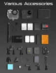 Action-kaamera APEXCAM M90Pro 4K 20MP, WiFi, veekindel kuni 40 m, 170&deg; nurk