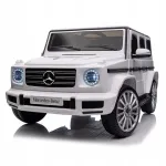 Laste elektriauto MERCEDES G class G500 4x4, 12V 7Ah, nahkistmega, EVA rattad, LED tuled, kaugjuhtimispult