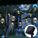 30 t&uuml;kki p&auml;ikesepaneeliga LED-aiavalgustus