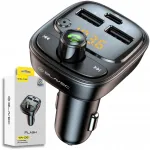 Autoline Bluetooth FM saatja ja laadija USB-C PD 30W, 2x USB-A