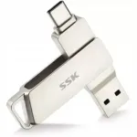 SSK 64 GB USB Type-C m&auml;lupulk, USB 3.2, X0023QS0AT X001YX6R1L X0023BRWGR