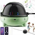 Automaatne laste h&uuml;ppen&ouml;&ouml;r muusika, loenduri ja 10 kiirusega, 1200mAh