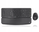 Redragon BS-7162 MAX ergonoomiline klaviatuur ja hiir, must