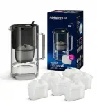 Aquaphor Glass 2,5 l klaasist must veefilter 6 filtriga