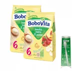 BoboVita mannapuder kolme puuviljaga, alates 6 kuud, 2 x 180 g + kingitus