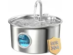 Koera joogipurskkaev roostevabast terasest, 2,2 l, LED-valgustusega, MISKA