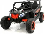 Laste elektriauto BUGGY Jeep 4x4, 4 mootorit, pehmed EVA rattad, nahkistmega