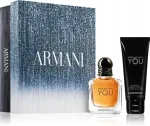 Meeste kingituskomplekt: Giorgio Armani Stronger With You Water 50 ml ja geel