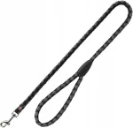 Koera rihm TRIXIE Cavo, suurus S-M, 1 m, 12 mm, must-grafiit