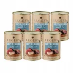 Luger's Daily Pleasures m&auml;rg kassitoit valge kalaga, 6 x 400 g komplekt