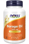 Toidulisand NOW Foods Borage Oil 1000mg, 60 kapslit