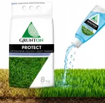 Mulla v&auml;etis Grunton Protect, 8 kg, HydroProtect'i ja raudaga, kuivale murule