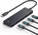 USB-C jagaja, 4 &uuml;hendust, 10 Gb/s, sobib iPhone 15, MacBook