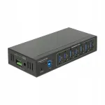 T&ouml;&ouml;stuslik USB 3.0 7-pordiline Type-A jagaja 15 kV ESD kaitsega
