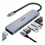 USB-C jaotur HDMI (4K), SD kaardilugeja, USB 3.0 ja PD60W