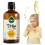 Lastele m&otilde;eldud norra omega-3 kala&otilde;li OLINI apelsini, D- ja A-vitamiiniga, 100 ml