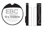 Motorratta piduriklotsid HONDA CB 750 K7 (78) EBC Brakes FA013