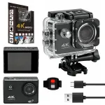 4K 20 MP laia nurgaga WiFi veekindel seikluskaamera