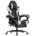 Kontoritool, valge, &ouml;konahast, ergonoomiline, reguleeritava k&otilde;rgusega, 200 kg kandev&otilde;ime