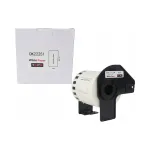Kleeplint Brother DK-22251, 62 mm x 15,24 m, must ja punane tr&uuml;kk