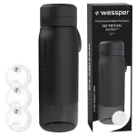 WESSPER B2 Tritan 700 ml veepudel, 3 filtriga