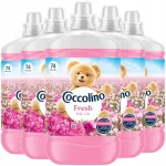 Coccolino Fresh Silk Lily pesupehmendaja, roosa, 1,7 l, 5 tk, 370 pesukorda