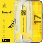 Karedast klaasist kaitseklaas 9H BananFit rakendajaga Apple iPhone 17