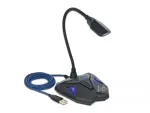 Lauamikrofon USB m&auml;ngimiseks painduva hoidikuga Delock 66330