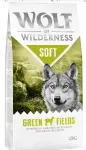 Wolf of Wilderness Soft Green Fields poolniiske koeratoit lambaliha sisaldusega, 12 kg