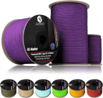 4 mm, 30 m lilla nailonist 7-sulamine paracord k&ouml;is