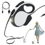 NEW CLASSIC koerarihm, S suurus, 5 m, kuni 30 kg, LED-valgustusega, valge
