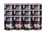 M&auml;rg kassitoit PAN MIĘSKO kassipoegadele, erinevad maitsed, 12 x 400 g