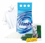 WASH pesupulber, 10 kg, valgetele kangastele, v&auml;rske l&otilde;hnaga