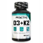 Toidulisand Proactive D3+K2 2000 IU, 120 tabletti
