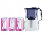 Veefiltrikann Aquaphor Orleans 4,2 l tumedassinine, 3 A5 Mg kassettfiltriga