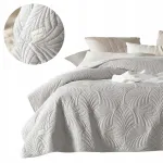 ROOM99 PREMIUM sametine voodikate, 200x220 cm, helehall
