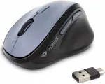 Juhtmevaba ergonoomiline hiir Yenkee, USB ja USB-C