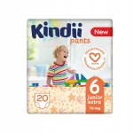 Imavad m&auml;hkmed Kindii Junior Extra, suurus 6 (15+ kg), 20 tk