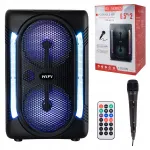 Traadita Bluetooth-k&otilde;lar Boombox raadio, USB, MP3-m&auml;ngija ja mikrofoniga