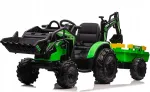 Laste ekskavaatori traktor 720-T koos 24V 10Ah haagisega