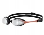 Ujumisprillid Arena Cobra Swipe Mirror Black Silver Coral