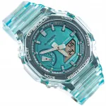 Naiste kell Casio GMA-S2100SK-2AER G-Shock sinine rihmaga, kronomeeter