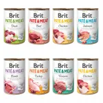 BRIT Pate & Meat koerakonservid, eri maitsed, 8 x 400 g