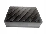 Kummi matt tungrauale, 160x120x40 mm