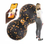 Massaažipall REHABILITATION DOUBLE ROLLER DUOBALL, 8 cm + e-raamat