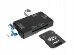 USB 3.0 C 480 Mb/s SD ja microSD m&auml;lukaartide lugeja