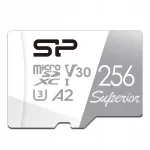 Silicon Power MicroSD 256GB, A2 V30 U3, adapteriga