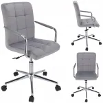 JUMIhome QUATRO hall kontoritool rataste ja polstriga