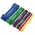 CORNIX vastupidavuskummide komplekt, 6 tk, 2&ndash;79 kg, crossfit treeninguks